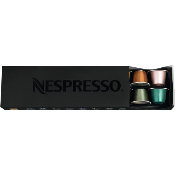 Breville Nespresso Pixie Single-Serve Espresso Machine in Electric Titanium and Aeroccino Milk Frother in Black - Image 4