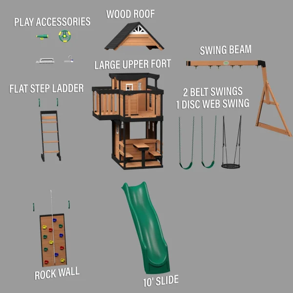 Backyard Discovery Canyon Creek Swing Set - Image 12