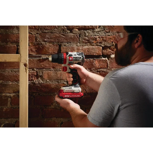 Porter-Cable PCCK607LB 20V MAX Lithium-Ion Brushless 1/2 in. Cordless Drill Driver Kit (1.5 Ah) - Image 4