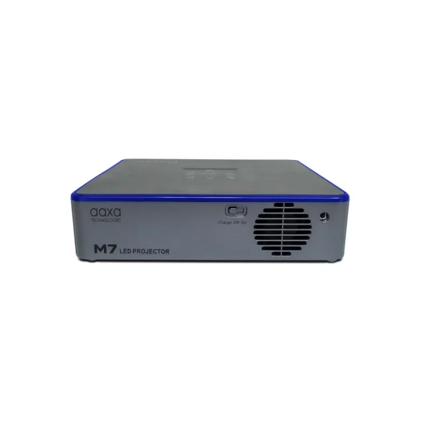 Pre-Owned AAXA M7 Native 1080P FHD Portable DLP Movie Projector, 1200 LED Lumen, 3 Hour Battery, 4K 30 FPS Ready, Electric Focus, 15000mah , HDMI/USB-C/USB/microSD Input, 30000h LED (Good) - Image 4