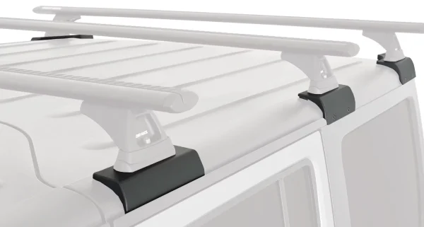 Rhino Rack 2007-2018 Fits Jeep Wrangler Jk 4dr Suv Hard Top Heavy Duty Rcl Black 2 Bar Rhino-rack Backbone Roof Rack JC-01317 - Image 2