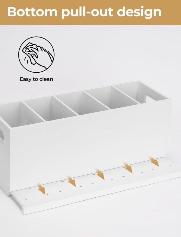 StorageWorks 5-compartments Kitchen Utensil Holder - Image 4