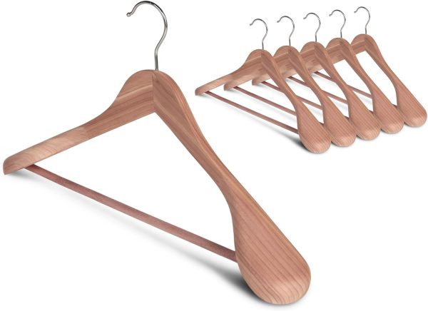 StorageWorks Extra Wide Shoulder Wood Coat Hanger for Coats, Shirts - Image 10