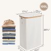 StorageWorks 100L Large Laundry Hamper with Lid, 1-Pack - Image 2