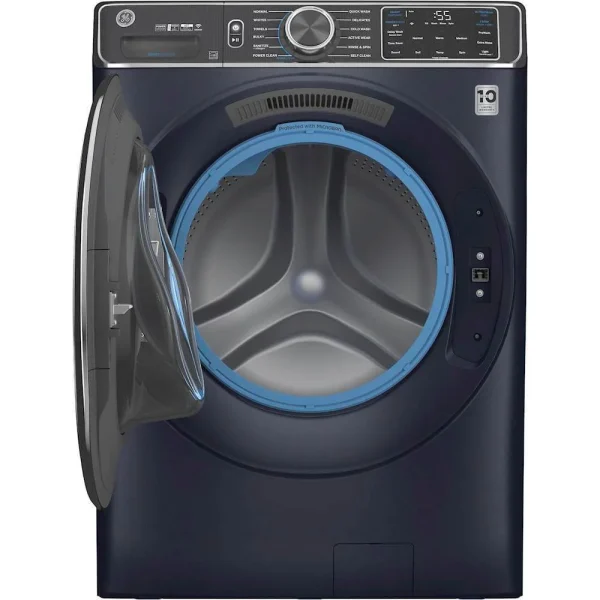 GENERAL ELECTRIC GE GFW850SPNRS 5.0 Cu.Ft. Sapphire Blue Electric Smart Washer - Image 2