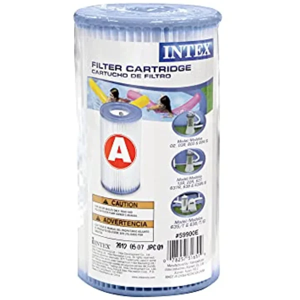 Intex 12 Ft x 30 Inches Metal Frame Set Above Ground Swimming Pool with Filter & Cover - Image 6