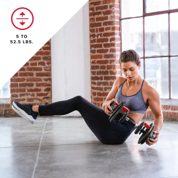 Bowflex SelectTech 552 Dumbbell, Adjustable, Single, Free 2-Month JRNY Membership - Image 9