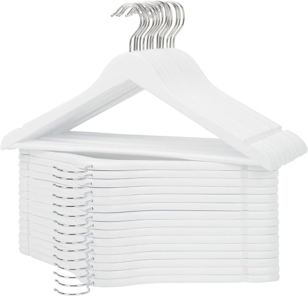 StorageWorks Wood Coat Hanger for Coats, Shirts, Jackets, Pants - Image 11