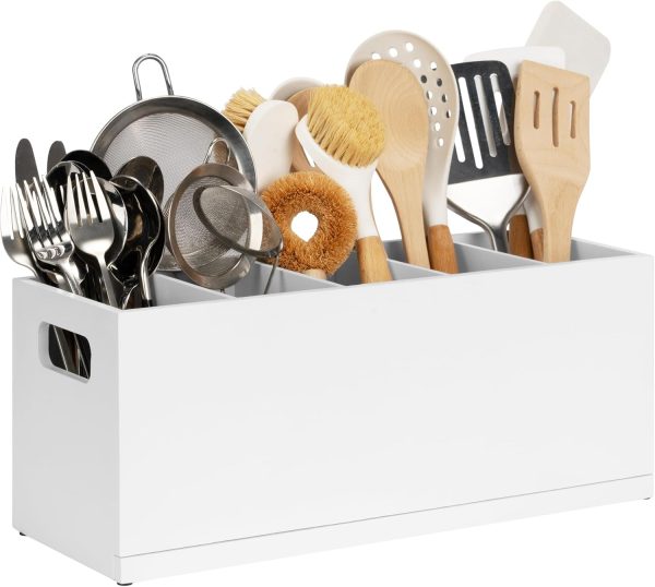 StorageWorks 5-compartments Kitchen Utensil Holder