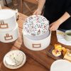 StorageWorks Hard Shell China Storage Boxes for Dishes, Plates and Mugs - Image 5