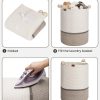 StorageWorks 58L Cotton Rope Laundry Basket with Wooden Beads Handles - Image 6