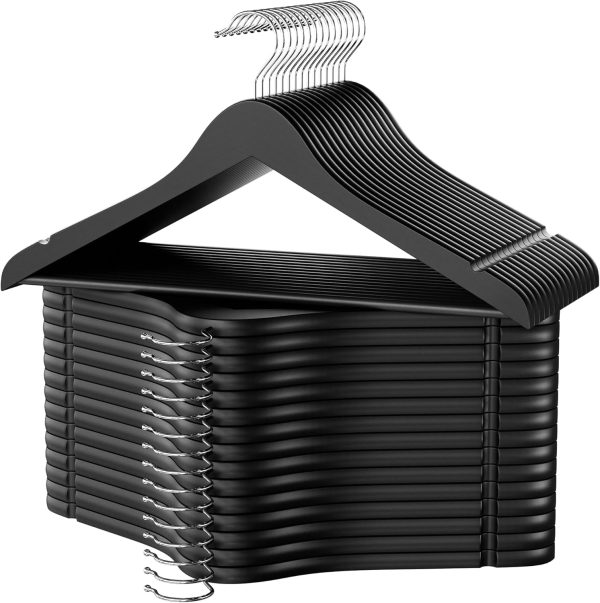 StorageWorks Wooden Hangers for Coats, Shirts, Jackets, Pants, Suits - Image 12