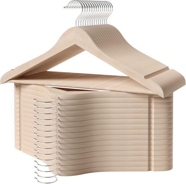 StorageWorks Cedar Wood Clothes Hangers for Shirts, Jackets, Pants, Suits, Sweaters - Image 9