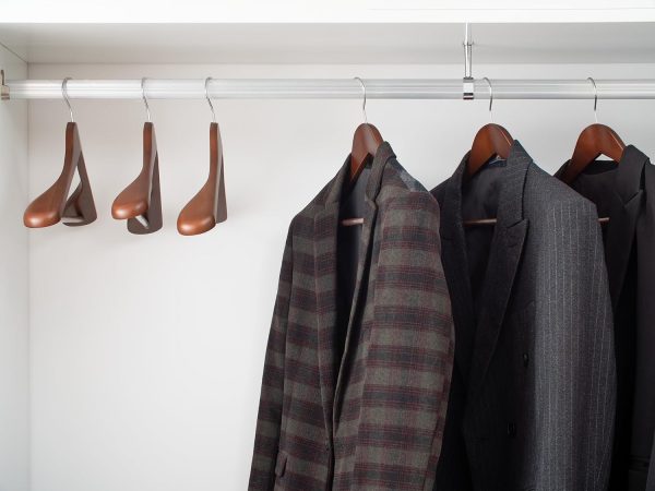 StorageWorks Extra Wide Shoulder Wood Coat Hanger for Coats, Shirts - Image 5