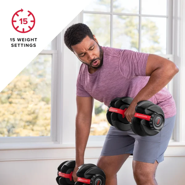 Bowflex SelectTech 552 Dumbbell, Adjustable, Single, Free 2-Month JRNY Membership - Image 8
