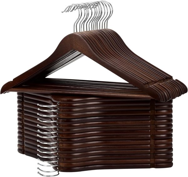StorageWorks Wood Coat Hanger for Coats, Shirts, Jackets, Pants - Image 8
