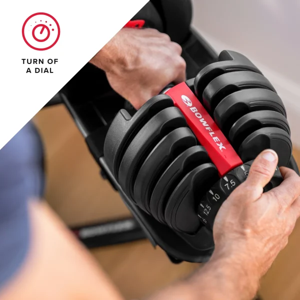 Bowflex SelectTech 552 Dumbbell, Adjustable, Single, Free 2-Month JRNY Membership - Image 7