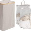 StorageWorks 100L Large Laundry Hamper with Lid, 1-Pack - Image 7