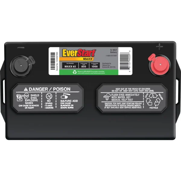 EverStart Maxx Lead Acid Automotive Battery, Group Size 65 12 Volt 850 CCA - Image 7