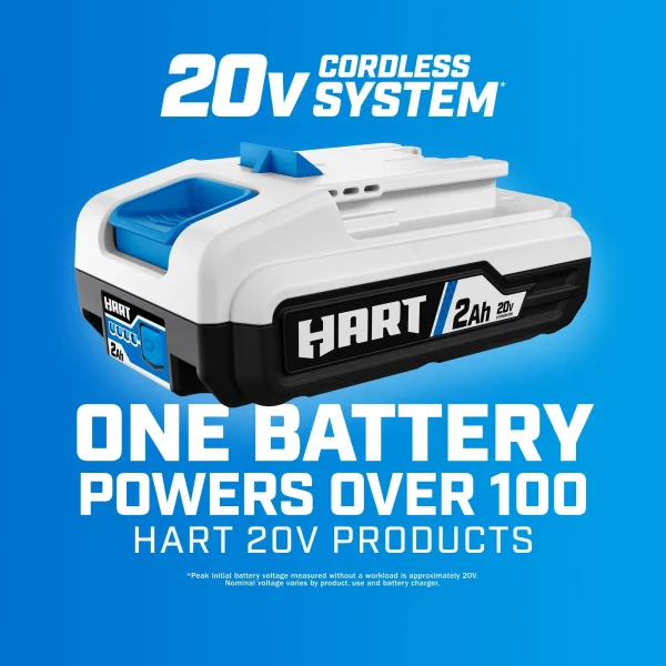 HART 20-Volt Cordless Stick Vacuum Kit, (1) 4.0Ah Lithium-Ion Battery - Image 12
