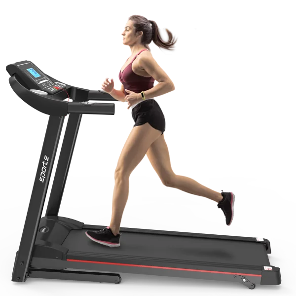 Sport Foldable Treadmill 2.0HP Electric Treadmill with Bluetooth and cell phone support weighs 260 LBS