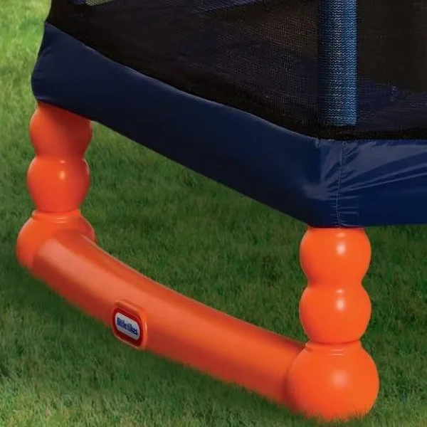 Little Tikes 7-Foot Trampoline, with Enclosure, Blue/Orange - Image 5
