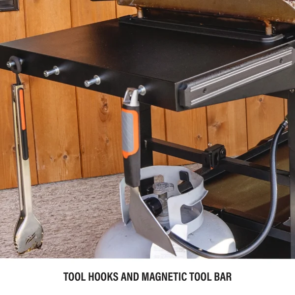 Blackstone Original 4-Burner 36" Propane Griddle with Hood and Omnivore Griddle Plate - Image 10