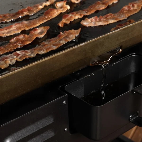 Blackstone 2-Burner 28" Propane Griddle with Hood and Omnivore Griddle Plate - Image 9