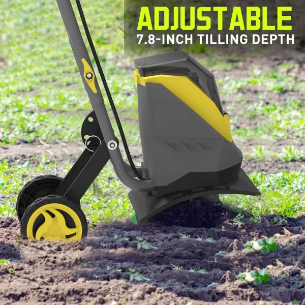 PowerSmart 40V 12-inch Cordless Garden Tiller/Cultivator , 23.4 x 14 x 12.8 inches - Image 4