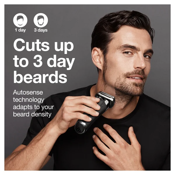 Braun Series 9 9330s Mens Wet Dry Electric Shaver with Charging Stand - Image 4