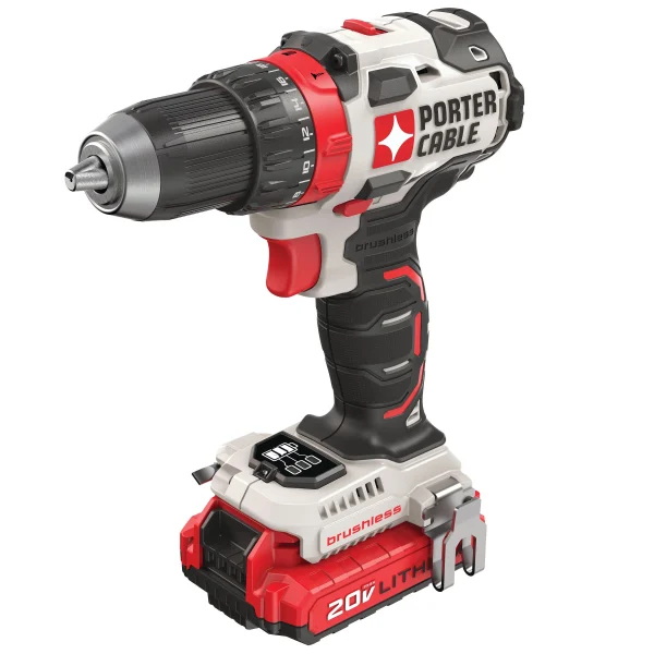Porter-Cable PCCK607LB 20V MAX Lithium-Ion Brushless 1/2 in. Cordless Drill Driver Kit (1.5 Ah) - Image 3