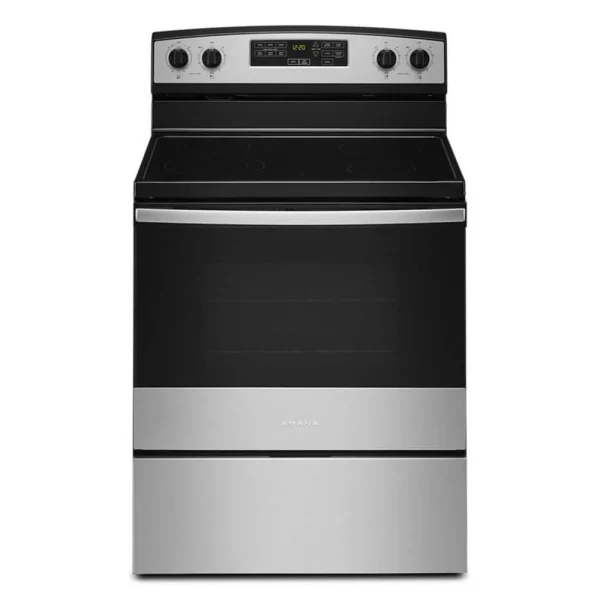 Amana AER6603SMS 4.8 Cu. Ft. Freestanding Stainless Steel Electric Range