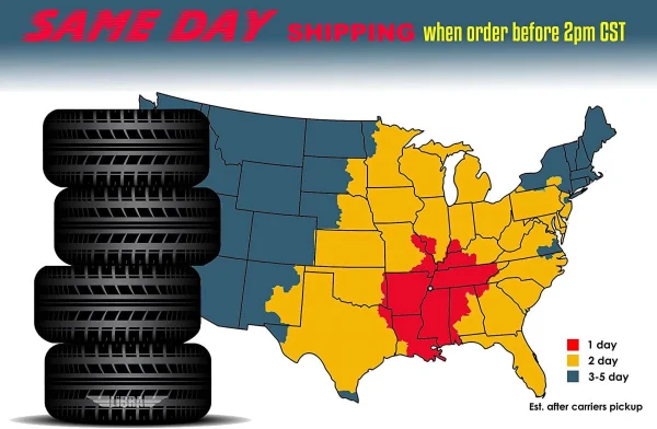 Free Country Heavy Duty Trailer Tires ST 205/75R14 8PR Load Range D Radial w/Side Scuff Guard, Set of 2 - Image 4