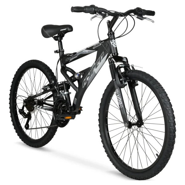 Hyper Bicycles 24 Boy's Havoc Mountain Bike, Black, Recommended Ages group 10 to 14 Years Old - Image 2