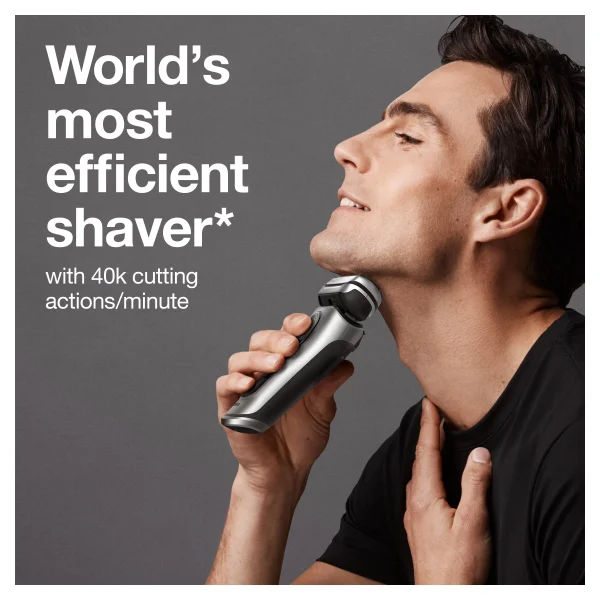 Braun Series 9 9330s Mens Wet Dry Electric Shaver with Charging Stand - Image 6