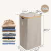 StorageWorks 100L Large Laundry Hamper with Lid, 1-Pack - Image 8