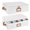 StorageWorks Hard Shell China Storage Boxes for Dishes, Plates and Mugs - Image 15