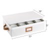 StorageWorks Hard Shell China Storage Boxes for Dishes, Plates and Mugs - Image 16