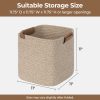 StorageWorks Woven Storage Cubes Organizer, 11 inch, 3 Pack - Image 18