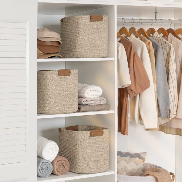 StorageWorks Woven Storage Cubes Organizer, 11 inch, 3 Pack - Image 24