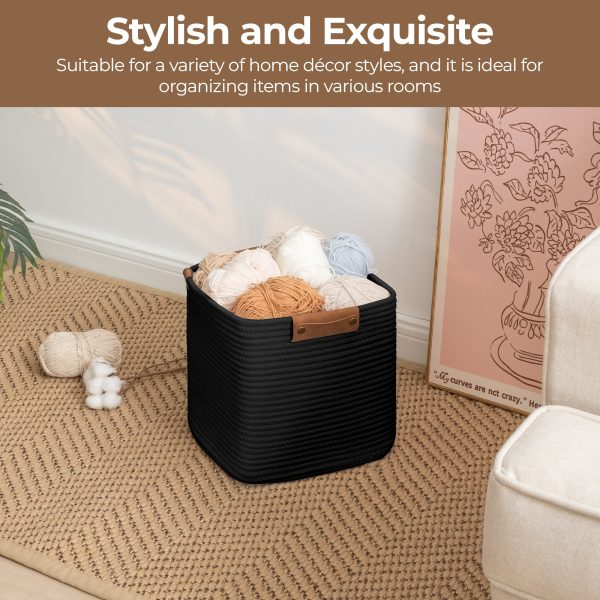 StorageWorks Woven Storage Cubes Organizer, 11 inch, 3 Pack - Image 12
