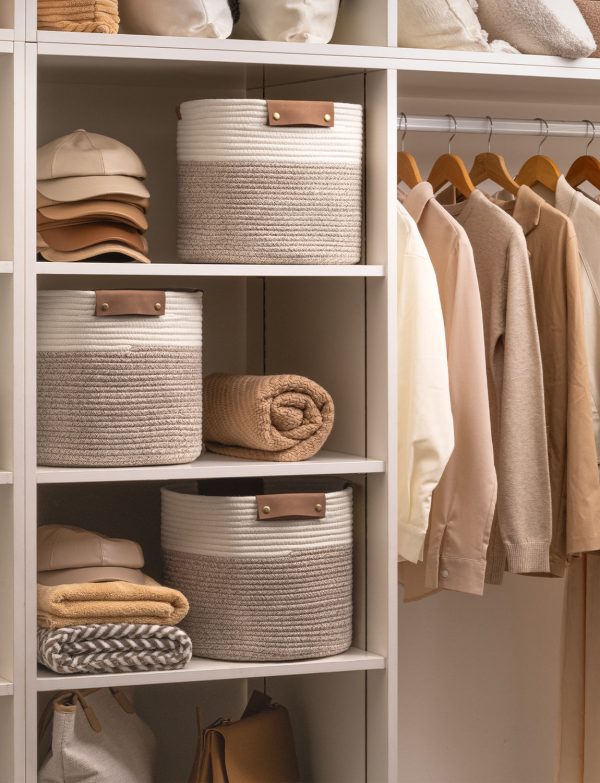 StorageWorks Woven Storage Cubes Organizer, 11 inch, 3 Pack - Image 31