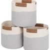 StorageWorks Woven Storage Cubes Organizer, 11 inch, 3 Pack - Image 33