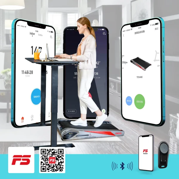 Egofit Walker Pro Smallest Under Desk Electric Walking Treadmill for Home 2.0HP 5 Incline - Image 10