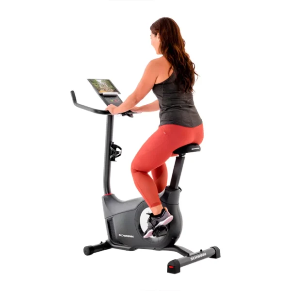 Schwinn 100931 130 Upright Exercise Fitness Bike Bundle with 1 YR CPS Enhanced Protection Pack and Workout Cooling Sport Towel - Image 3
