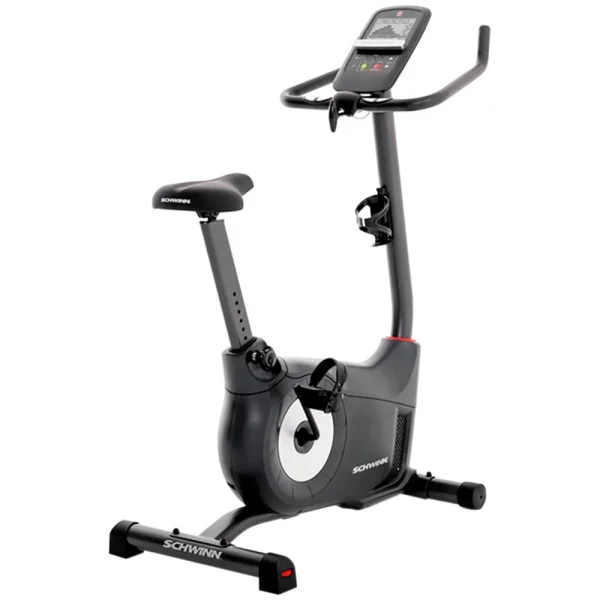 Schwinn 100931 130 Upright Exercise Fitness Bike Bundle with 1 YR CPS Enhanced Protection Pack and Workout Cooling Sport Towel - Image 2