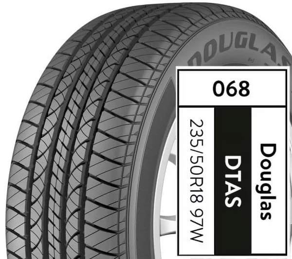 Douglas Touring A/S 235/50R18 97W All-Season Tire - Image 6