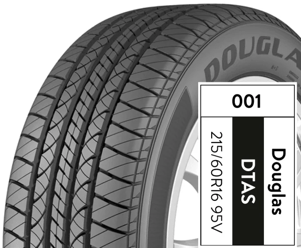 Douglas Touring A/S 215/60R16 95V All-Season Tire - Image 6