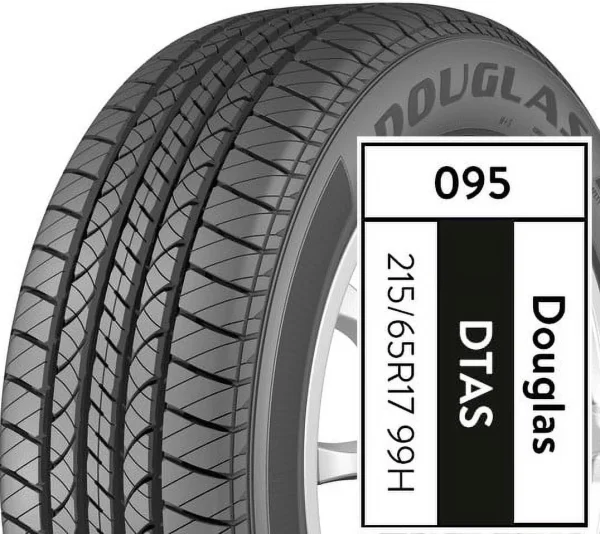 Douglas Touring A/S 215/65R17 99H All-Season Tire - Image 5
