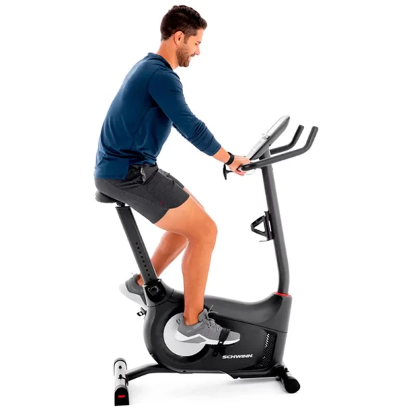 Schwinn 100931 130 Upright Exercise Fitness Bike Bundle with 1 YR CPS Enhanced Protection Pack and Workout Cooling Sport Towel - Image 7